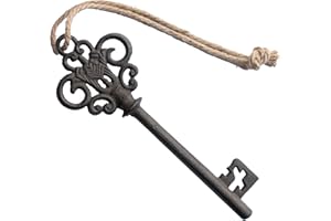 DRAGIMEX Deko - Schlüssel groß 36cm - aus Gusseisen 36cm XXL - Geschenkidee Hausübergabe - Richtfest