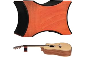 Pomrone Supporto per Manico per Chitarra - Strumenti per liutaio per Chitarra in Acero scanalato | Strumento di Manutenzione dello Strumento di Supporto del Collo dello Strumento a Corda per Cuscino