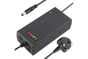 ARyee 54.6V 48V 2A Electric Scooter Charger for 13S 48V Lithium Battery, Li-ion Battery Charger for Electric Wheelchair, Mobility Scooter, Motorcycle, EBike, DC 5.5mm x 2.1mm