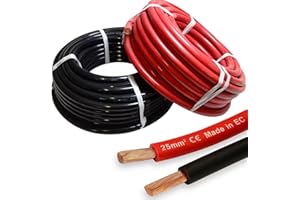 MKGT Hi-Flex 25mm² 170 Amp Automotive Starter/Inverter/Welding/Battery PVC Cable Wire (Black, 2 Metres)