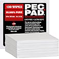 PEC-PAD Fusselfreie Tücher 4 "x4" nicht abrasives ultraweiches Tuch zur Reinigung empfindlicher Oberflächen wie Kamera, Objektiv, Filter, Film, Scanner, Mikroskope, Ferngläser. (100 Blatt pro kg)
