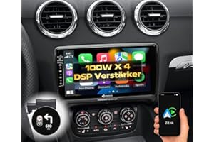 DYNAVIN Radio samochodowe z systemem Android do Audi TT 2006-2014, 9-calowe radio z bezprzewodowym Carplay i Android Auto | wyświetlacz Head-up | w zestawie DAB+: D9-TT Premium Flex