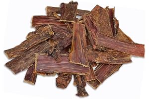 Hey Pets Bouche de Boeuf pour Chiens comme Snack Naturel pour Chiots, Petits Chiens & Seniors, 500g de friandises sans céréales, 100% Boeuf de qualité supérieure, Soins dentaires naturels