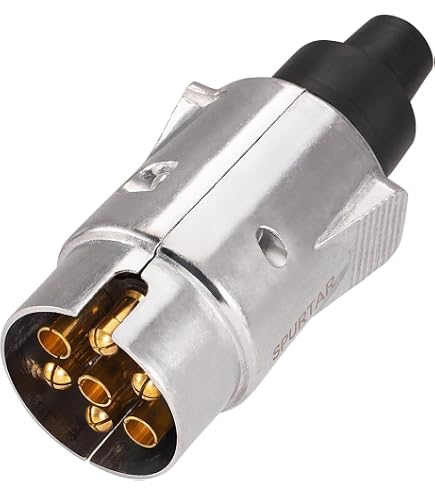Spina A 13 Poli, Adattatore Per Cablaggio Elettrico Per Rimorchio E Roulotte A 13 Poli Da 12 V Presa Per Gancio Di Traino 86866344