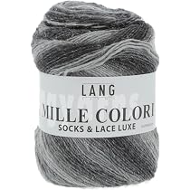 Lang Yarns Mille Colori Sockengarn – Traumhafte Farbverläufe Mit Metallischem Glanz, Super Für Socken & Spitze