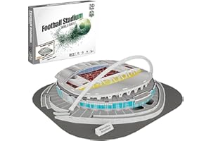 cfmour Wembley Stadium 3D Puzzle, Football Stadium Model Jigsaw Toy DIY Building Model Kits, 123Pieces