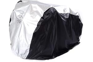 ANFTOP Funda para Bicicleta Funda Protector de bici Polyester Cubierta Impermeable de Bicicleta Para Dos Bicicletas de 200 x 75 x 110 cm
