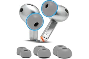 WC TipZ Galaxy - Ulepszone końcówki douszne z pianki memory do Samsung Galaxy Buds 3 Pro firmy Wicked Cushions| Lepsze uszczelnienie i lepszy czas odbicia pianki | Grey