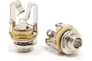 Conector de audio hembra, Jack estéreo, de 6,35 mm (1/4") panel TRS, de Ancable.