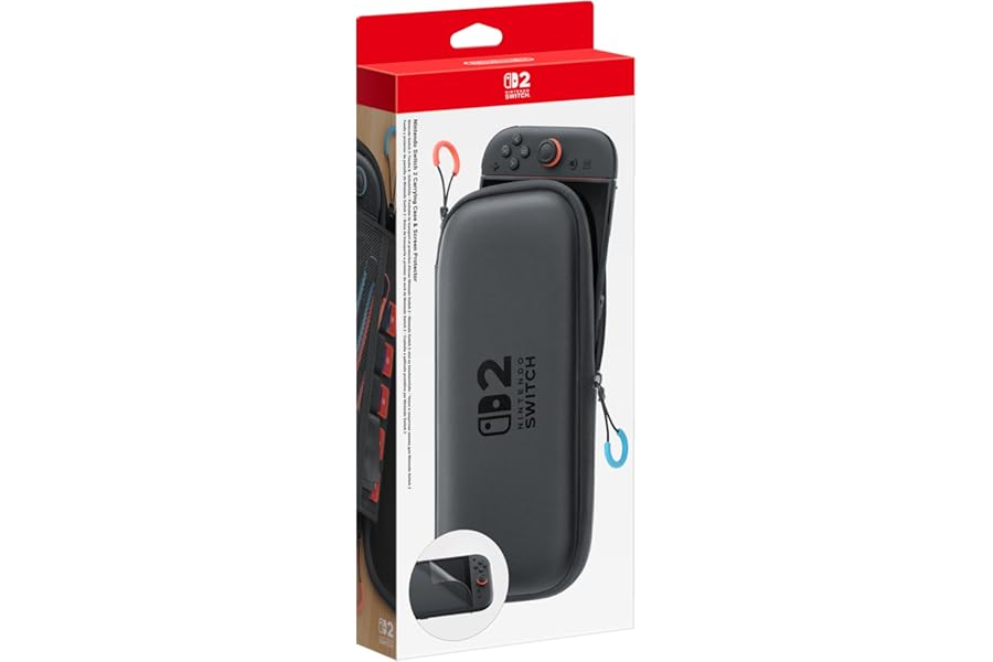 Official Nintendo Switch 2 Case and Screen Protector