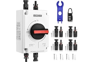 OFFCUP DC Isolator Strömbrytare, 1200 V 40 A, Vattentät Solpanel IP66, Miniatyrbrytare UV-Skyddsbrytare 746C