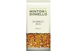 Minton & Donello - Bombay Mix, 500g - Exotic Snack - Healthy Alternative - Highly Nutritious Snack