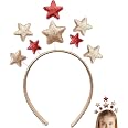 Cerchietto decorativo per capelli a tema natalizio brillante, per