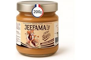 Jeefama – Pate a tartiner noisette – Creme de noisettes artisanale – Fabrication française – Idéale pour desserts et patisserie – Texture onctueuse et gourmande (200gr)