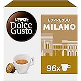 NESCAFÉ DOLCE GUSTO Espresso Milano Caffè, 6 Confezioni da 16 capsule (96 capsule)