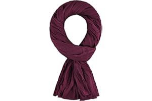 ALLEE DU FOULARD Pañuelo Cabeza Mujer Elegante 100% algodón 200x110 Cm - Bufanda Color Sólido para Primavera, Otoño e Invierno - Fular, Chal, Mantón, Estolas y Cachecol - Bufandas y Chales para Mujer