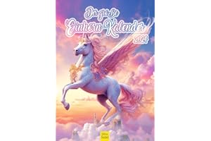 ‎EDITION SEIDEL Edition Seidel Premium Kalender Der große Einhorn-Kalender 2024 Format DIN A3 Wandkalender Mythologie Fantasy Märchen fliegende Einhörner Einhorn