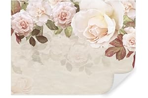 GENERIC Tapeko Papier Peint Panoramique 3D Fleurs 360x250 cm style 3D Fleurs Bloom Nature Papier Peint intissé Couleurs Douces pour Chambre Salon Décoration Murale u41609