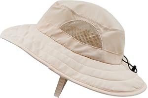 Decentron Kids UPF 50+ Bucket Sun Hat UV Sun Protection Hats Adjustable Play Hat
