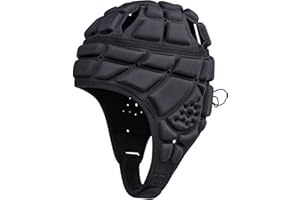 Luckxing Gepolsterte Kopfbedeckung Helm Fußball Kopfschutz Helm Fußball Torwart Helm Tormann Torhüter Kopfbedeckung Gepolstert Für Damen Herren Jungen Kinder