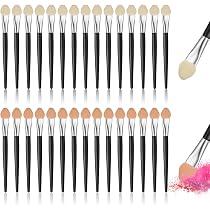 100 Stück Lidschatten-Applikatoren Doppelseitig – Schwammspitze Make-up-Pinsel Für Lidschatten, Glitzer & Augenbrauen