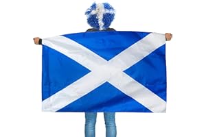 I LOVE FANCY DRESS English Flag Wearable England Flag Cape + English Flag Bob Wig Fancy Dress Accessory Set, for Sporting Events & National Days