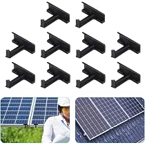 AKOLAFE 35 Solar-Wasserablauf-Clips – 35mm, ABS, UV-beständig, Für PV-Module, Verhindert Wasseransammlung