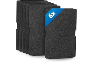 Siegvoll 6X Filtre Seche Linge Beko, Filtres en Mousse pour Beko Grundig Blomberg ElektraBregenz 2964840100, Filtre Éponge pour Sèche-Linge à Pompe Chaleur et Séchoir à Condensation 240 x 155 x 11 mm