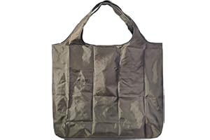 Lin's Liliana Grande borsa pieghevole, 43 x 66 cm, riutilizzabile, leggera, ad asciugatura rapida, resistente agli strappi, per shopping, viaggi