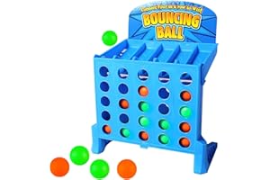 XiXiRan Bounce Ball, Juego de Mesa para Niños, Juego Connect 4 Shots, Bounce Off Game, Juego de Mesa Conecta 4 Shots, Game Bounce, Juego Infantil de Mesa, Hasbro Gaming, Juguetes Educativos
