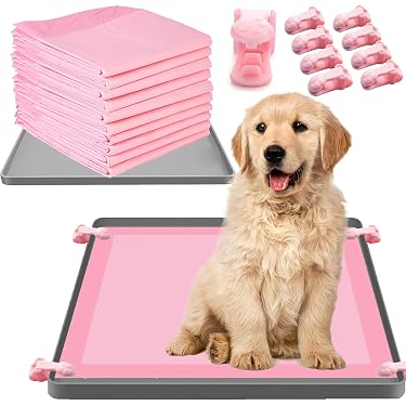 Urinierpad-Halter Aus Silikon – 62x42 Cm, Rutschfester Rand 1,5 Cm, Für Welpen & Kleine Hunde