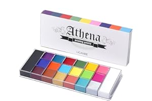 UCANBE Pintura Facial Profesional 20 Colores - Pintacaras Seguro, Impermeable, Duradero - Pintura Corporal Maquillaje de Halloween, Carnaval, Belly Painting