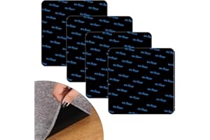 CTRUEE 4Pcs Rug Gripper, Reusable Anti Slip Rug Grip, Rug Grippers for Laminate Floor, Carpet Grippers, Rug Anti Slip, Rug Stickers for Wooden Floors, Carpet Stickers for All Types and Sizes of Rugs