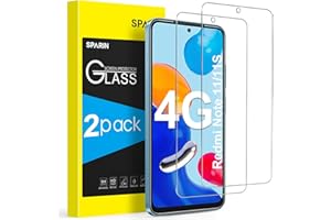 SPARIN Szkło hartowane dla Xiaomi Redmi Note 11 4G / Redmi Note 11S 4G, Twardości 9H, 2 sztuki