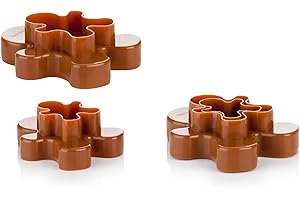 Tescoma 630867 Delicia Tagliabiscotti Doppio Taglio Omini di Pan di Zenzero, 4 Misure