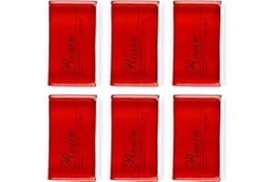 ROSVOLA Colophane pour Violoncelle, Colophane Facile à Appliquer une Bonne Adhérence 6 Pièces pour la Performance (Rouge)