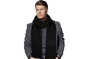 Chalier Fashion Scarf for Women Mens Scarf Winter Warm Scarf Neck Soft Knitted Mens Scarves Winter Scarf