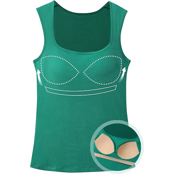 ANYFITTING Canotta Donna Con Reggiseno Incorporato - Top Imbottito Senza Maniche Per Sport E Yoga, Taglie S-3XL - Foto 9