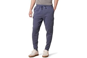 Amazon Essentials Pantalón de Chándal Tipo Cargo de Forro Polar con Corte Holgado Hombre
