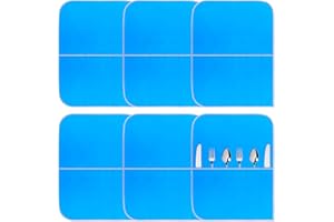 Xingch 12 Sacchetti Anti-Ossidazione in Tessuto Argentato per Posate e Cucina con Nastro Bianco - Ideale per Conservazione a Lungo Termine (12)