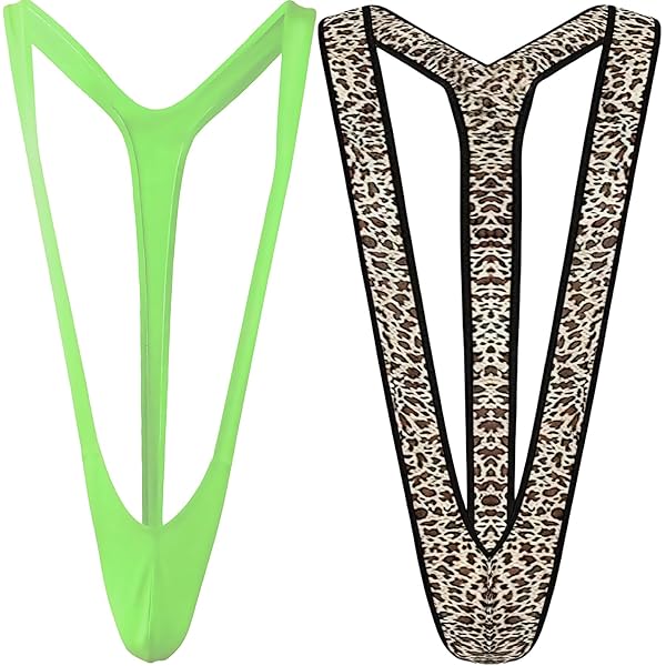 Lime Green Borat Mankini Thong - Stag Do Fancy Dress Costume & Funny Secret Santa Gift