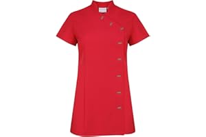 Proluxe Essentials Cross Body Beauty Tunic Hairdressing Spa Massage Therapist Health Work Nail Salon Uniform - 7 Colours Available