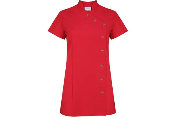 Proluxe Essentials Tunique croisée - Uniforme pour Salon de beauté/Coiffure/Massage/Spa/Salon de manucure