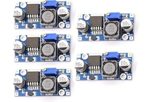 Hailege 5pcs 3A DC-DC Step Down Buck Power Module Power Regulator Power Convert Module 24V to 12V 5V 3V Adjustable