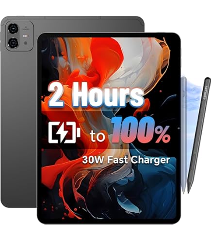 TECLAST Tablet 12 inch Android 14 Tablets, T60 with 256GB Storage