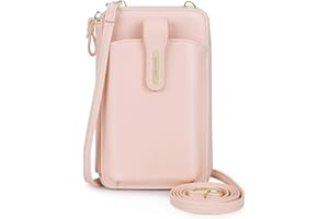 Pomelo Best Bolso bandolera para mujer con protección RFID, con muchos compartimentos y correa ajustable para el hombro