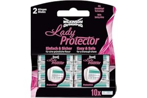 ‎WILKINSON SWORD Wilkinson Sword Lady Protector Rasierklingen für Damen Rasierer, 10 St