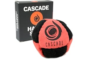 CASCADE JUGGLING Cascade Pro Hacky Sack mit 8 Paneelen – Pro Freestyle Footbag – Trick-Fußsack