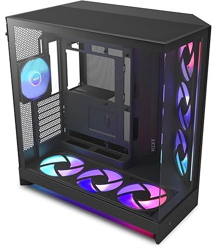 NZXT H6 Flow Black RGB CC-H61FB-R1 : Buy Online at Best Price in