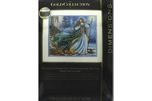 Dimensions D35173, Woodland Enchantress, Gold,Grey, 36 x 30 cm